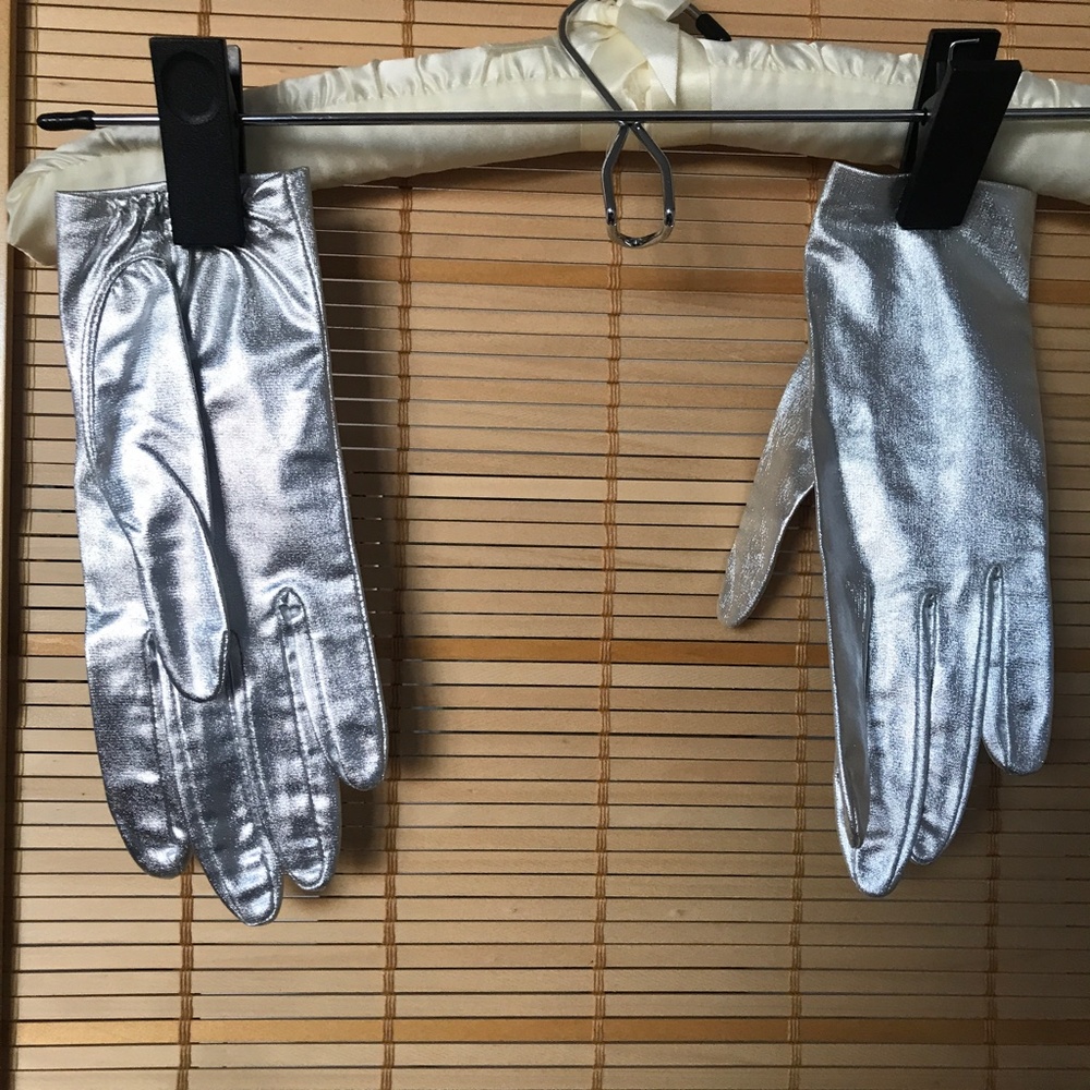 Silver gloves